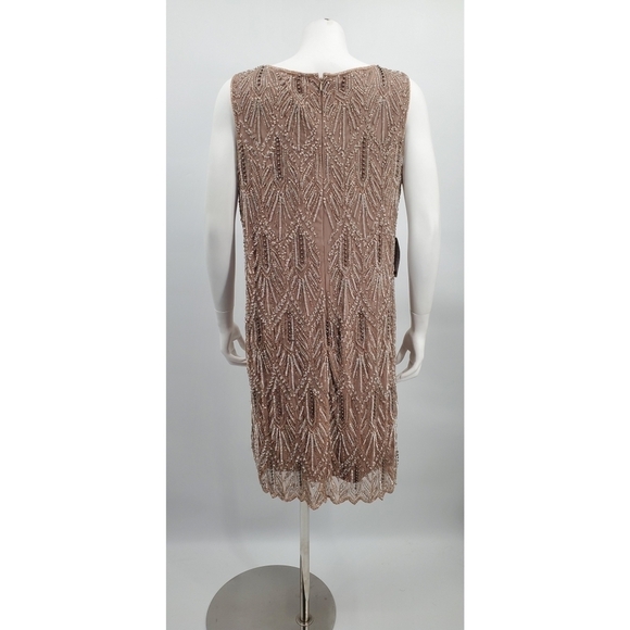 Pizarro Nights d-2200 short flapper beaded dres 16 - Picture 2 of 6